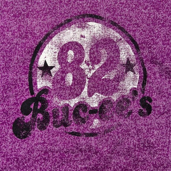 Buc-ees Small Women Sweatshirt Purple Soft Comfort Casual School - Picture 4 of 6
